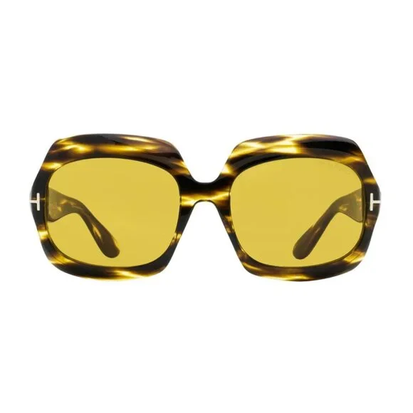 NEW TOM FORD SUNGLASSES HAVANA WOMEN EYEWEAR Lucia Dark Havana Polarized Sunglasses main image 3